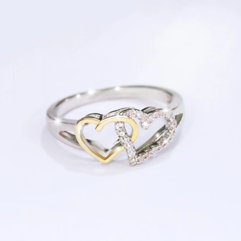 Fashion simple love color ring female