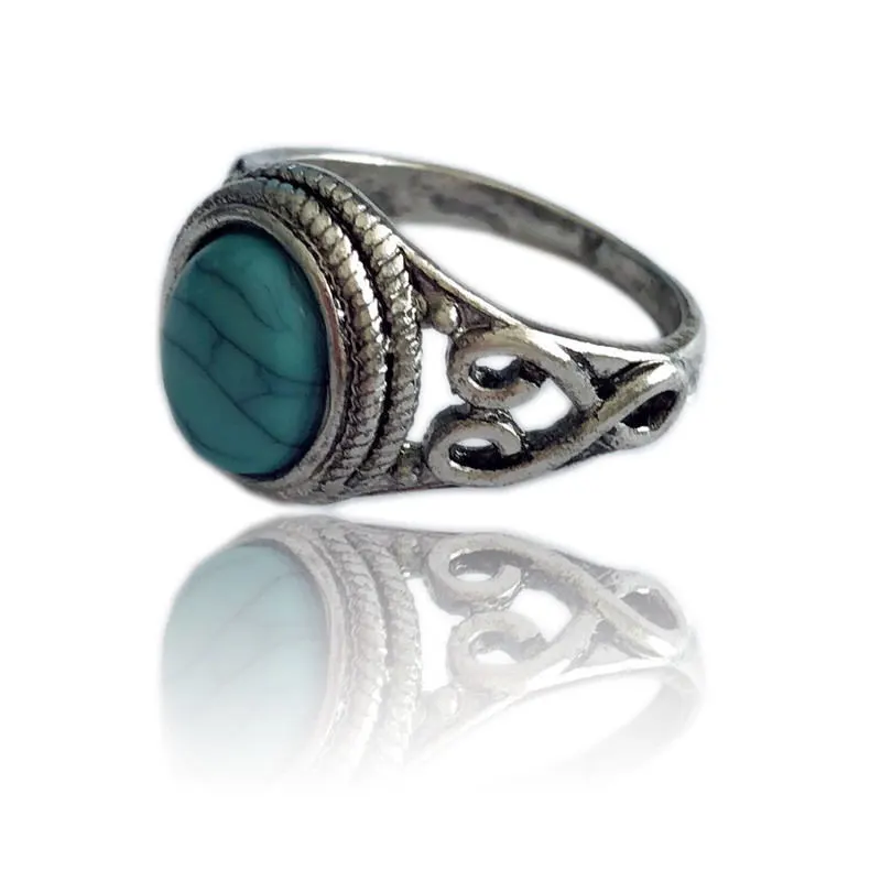 New Boho Blue Engagement jewelry Rings