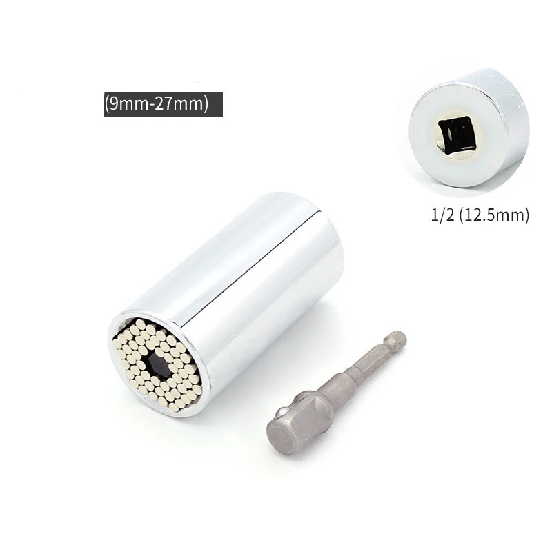 Hexagon Nut Ratchet Socket Wrench Magic Universal Socket Head
