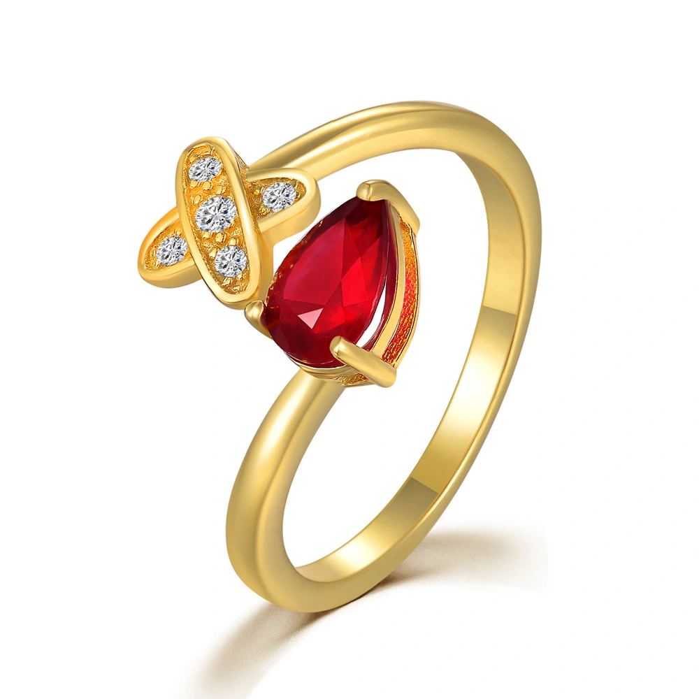 Natural Ruby Light Luxury Ring