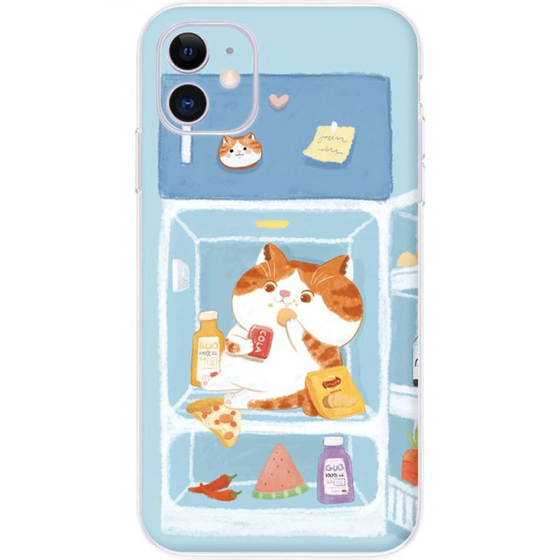 Small Fresh Cat Phone Case Net Red Girl Soft Shell