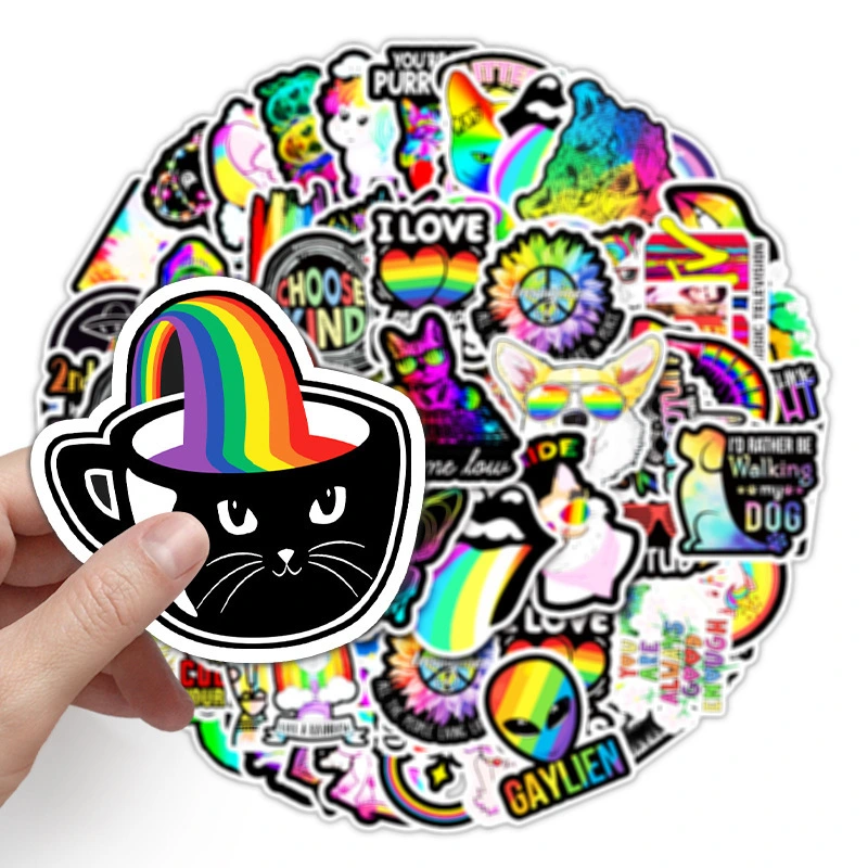 Wind Graffiti Sticker Suitcase Laptop Waterproof Sticker