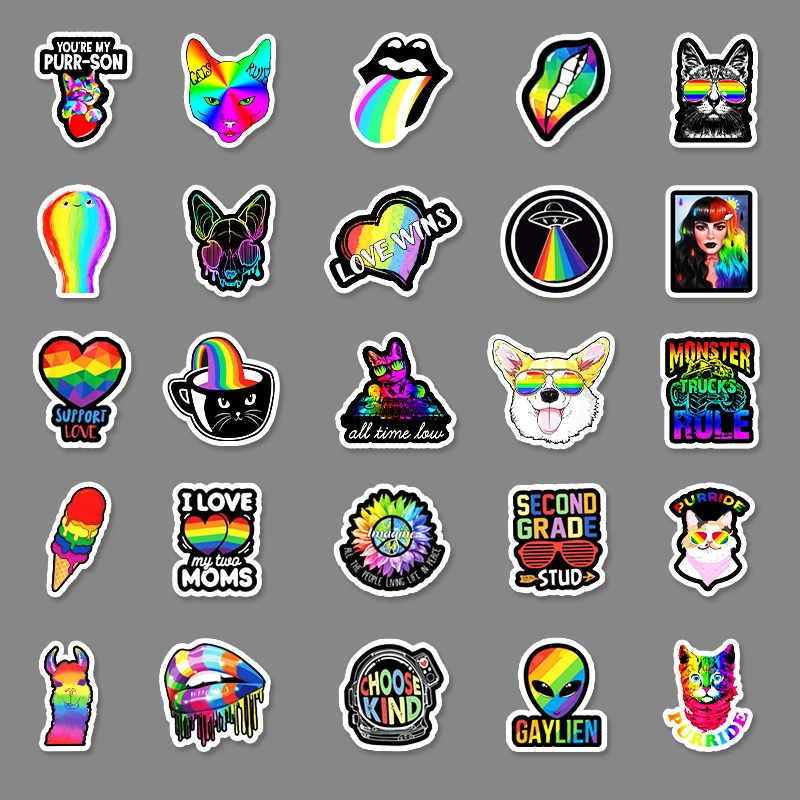 Wind Graffiti Sticker Suitcase Laptop Waterproof Sticker