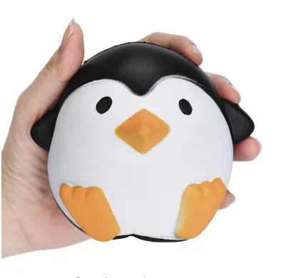 12 CM anti balle anti-stress Squeeze Jouet kawaii jumbo visqueux jouets lente hausse animaux pingouin le soulagement du stress jouets pour enfants extensible jouet