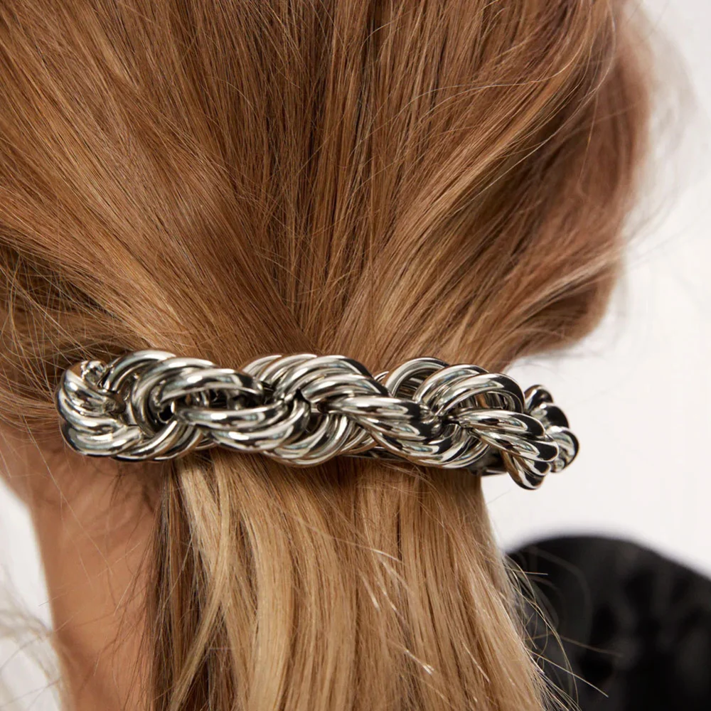 Alloy geometric hair accessories