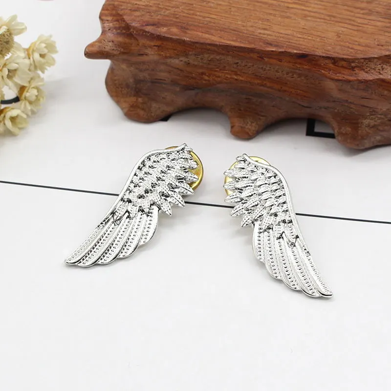 Angel Wings Collar Pin Brooch