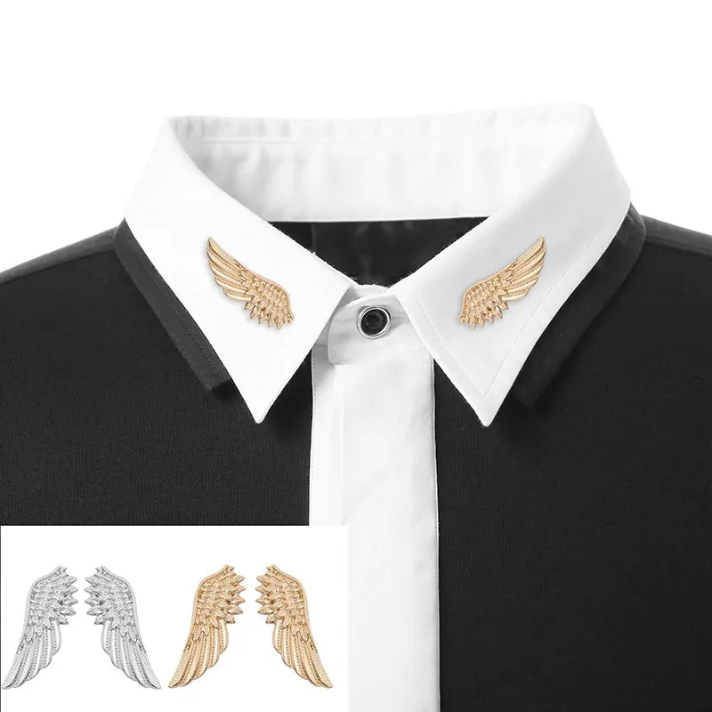 Angel Wings Collar Pin Brooch