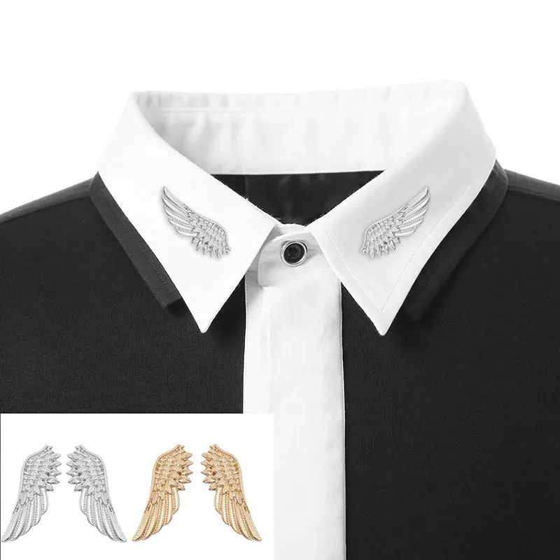 Angel Wings Collar Pin Brooch