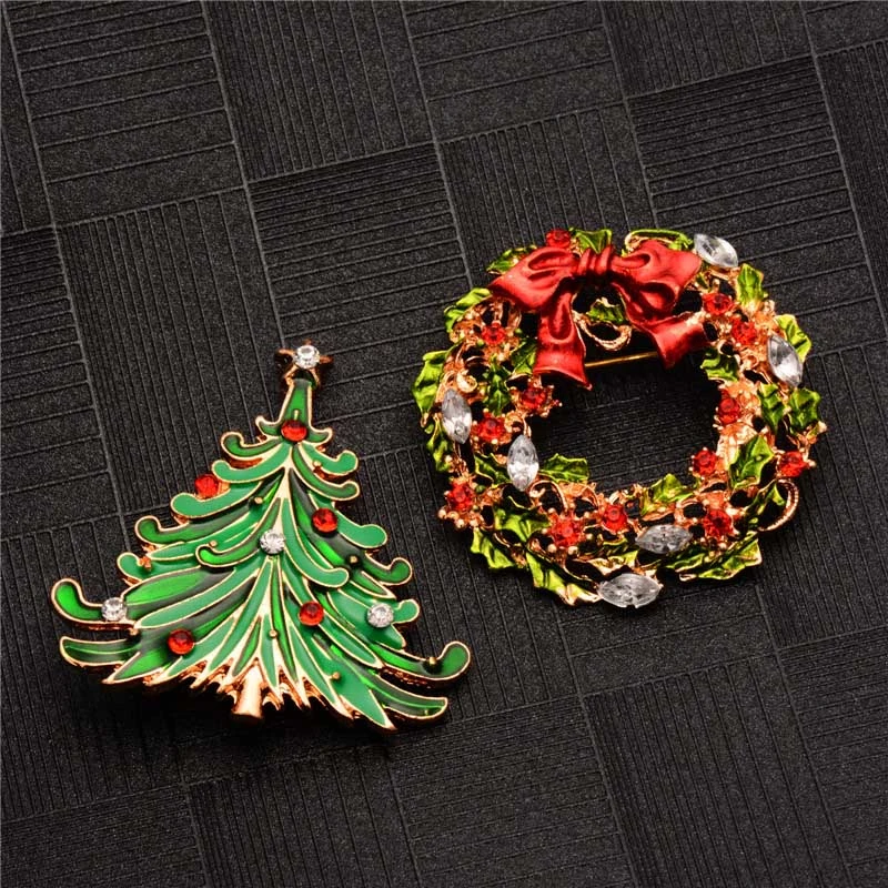 Brooch with Brooch Pin on Christmas Day