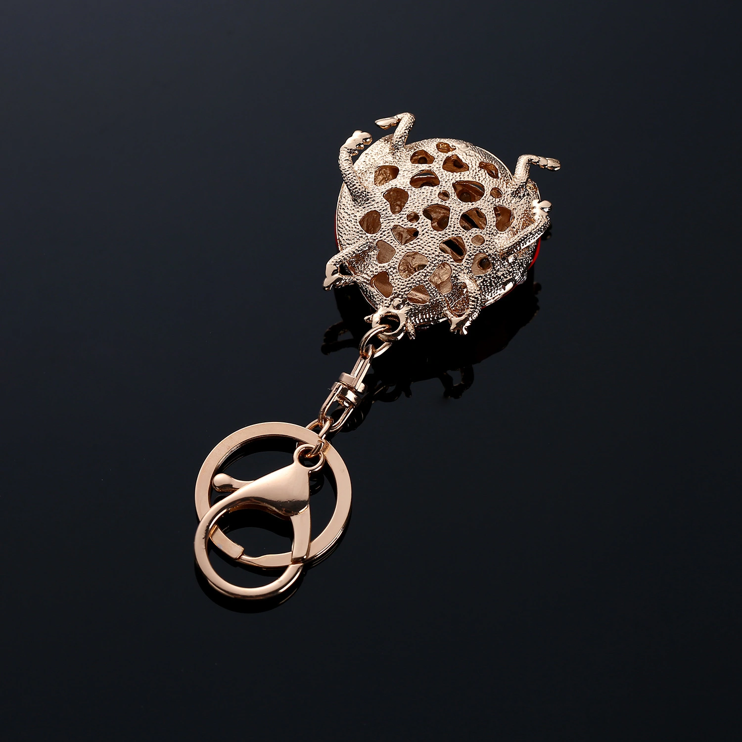 Seven Star Ladybug alloy mobile phone pendant