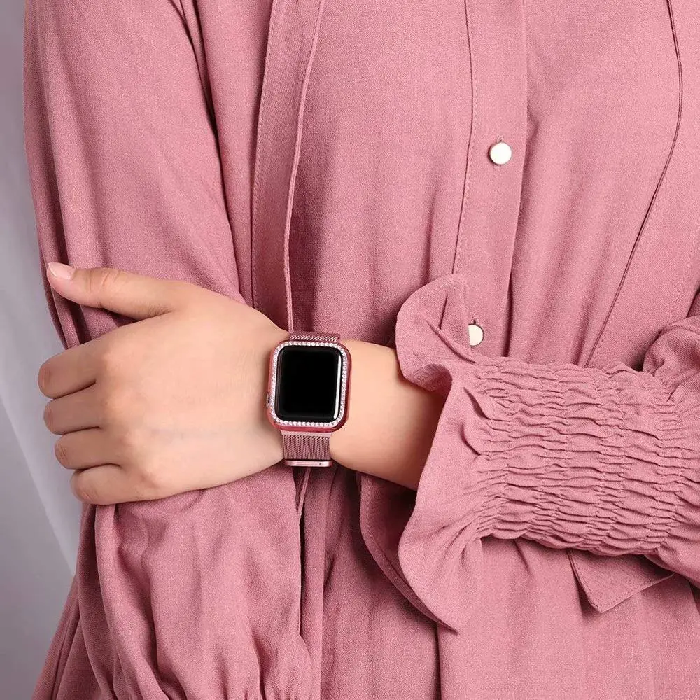 Loop magnetic watch strap