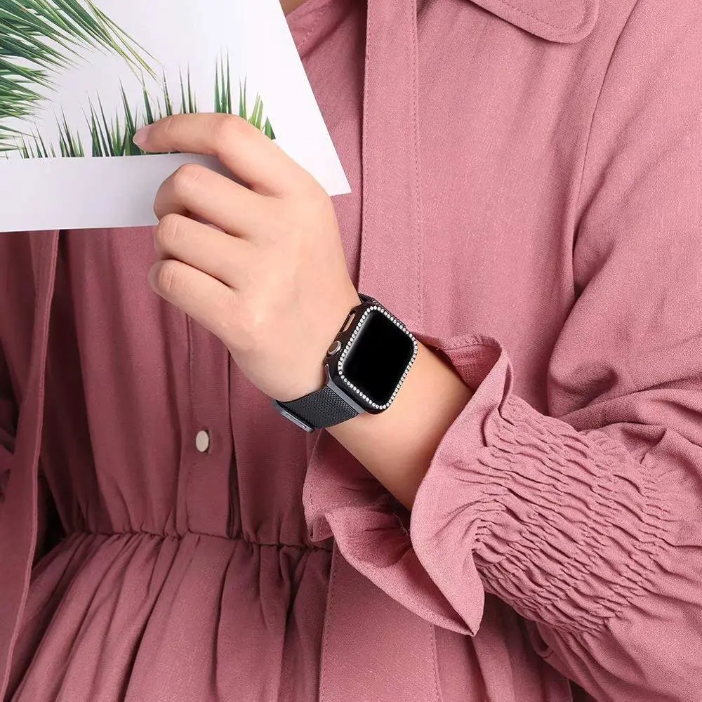 Loop magnetic watch strap