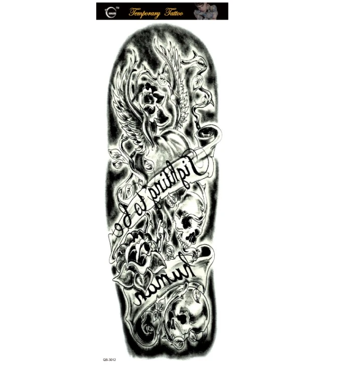 Original big picture full arm waterproof tattoo sticker