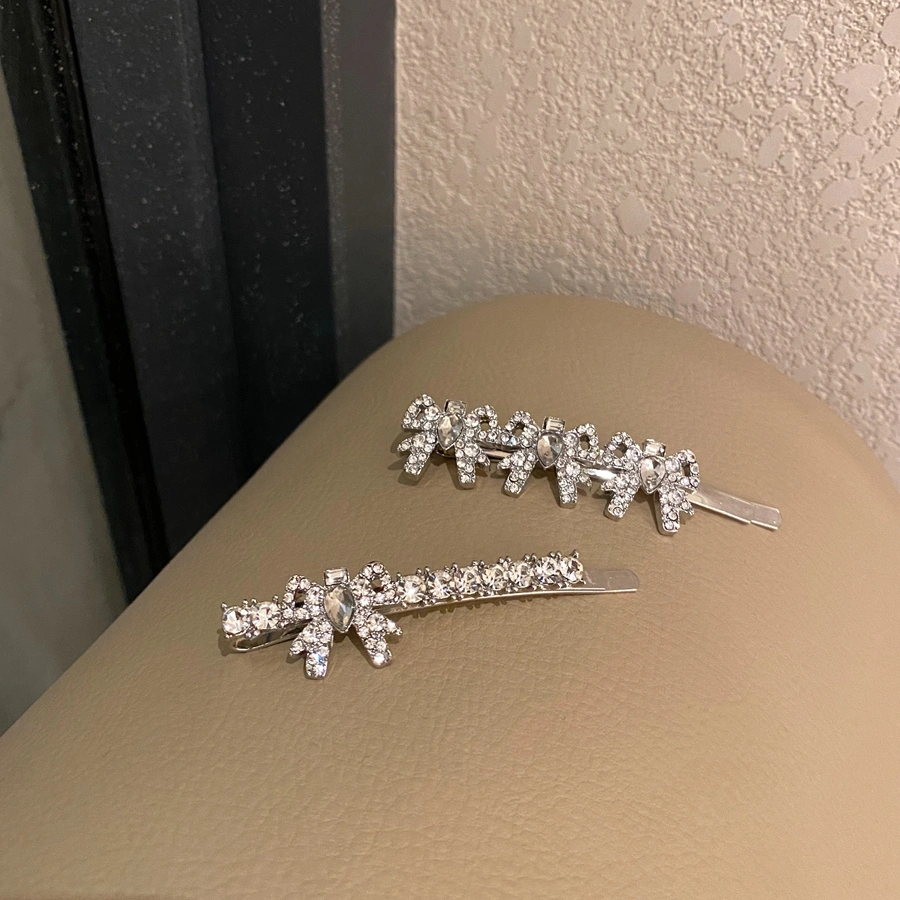 Diamond bangs clip a word clip hairpin retro all-match