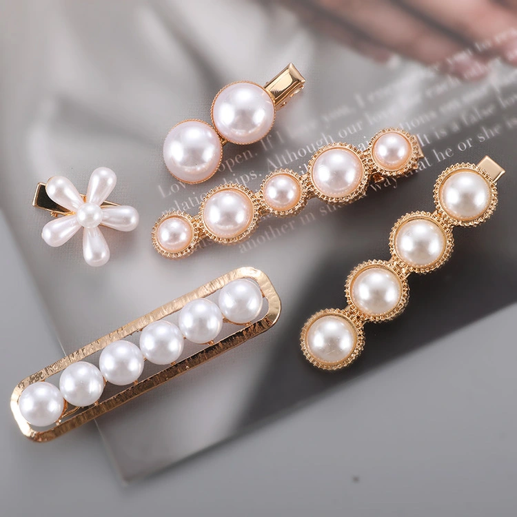 Pearl Flower Hair Clip