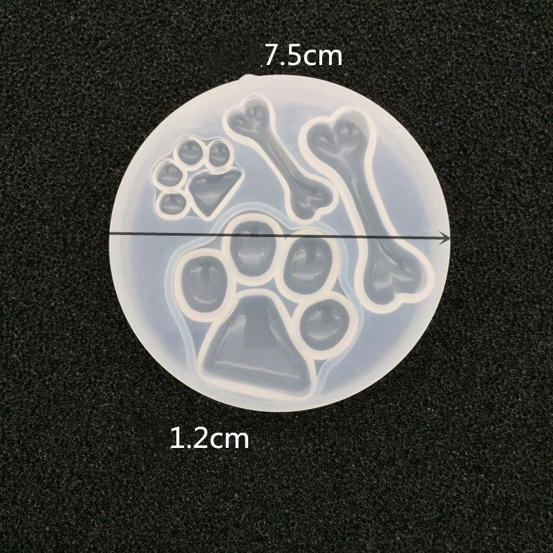 Dog Paw Bone Silicone Mold / TOOL-123-05