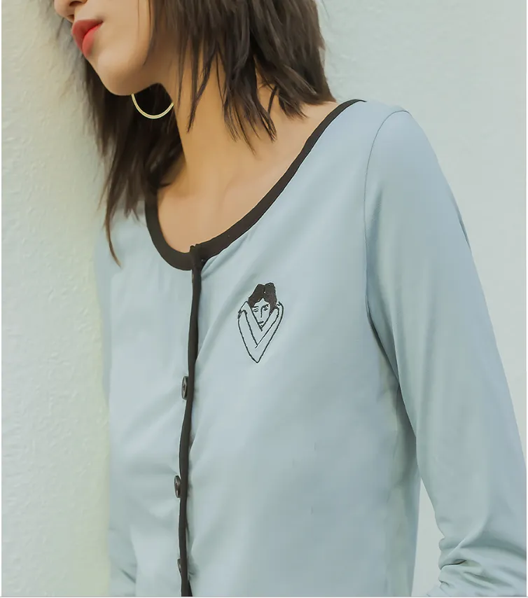 Niche waist tight long sleeves