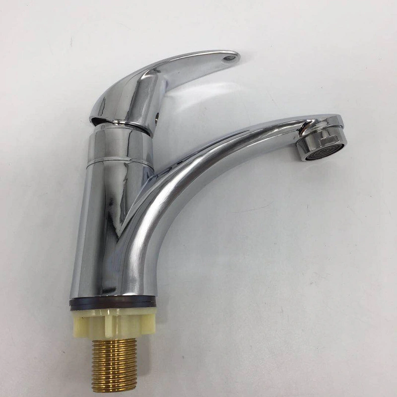 Single cold single handle basin faucet