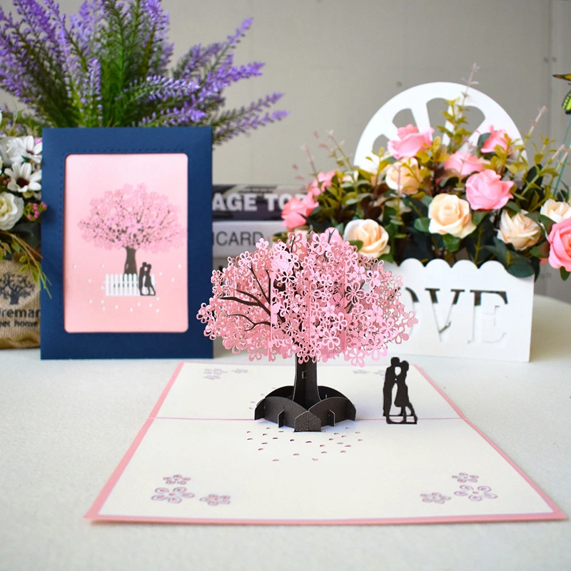 3D greeting card wedding anniversary card