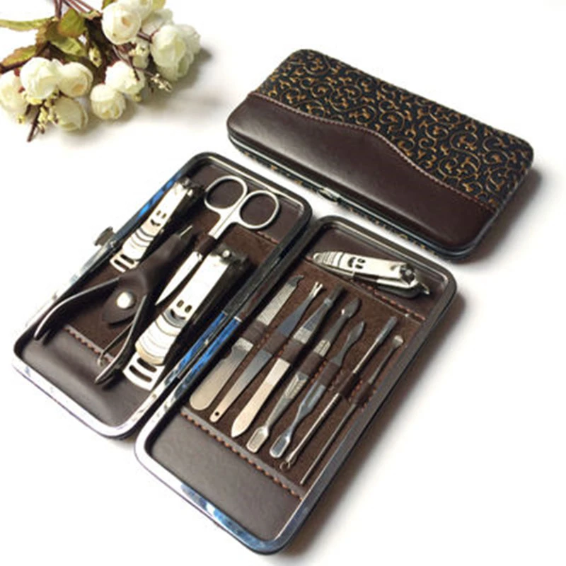 Stainless Steel 12 Piece Nail Clipper Set