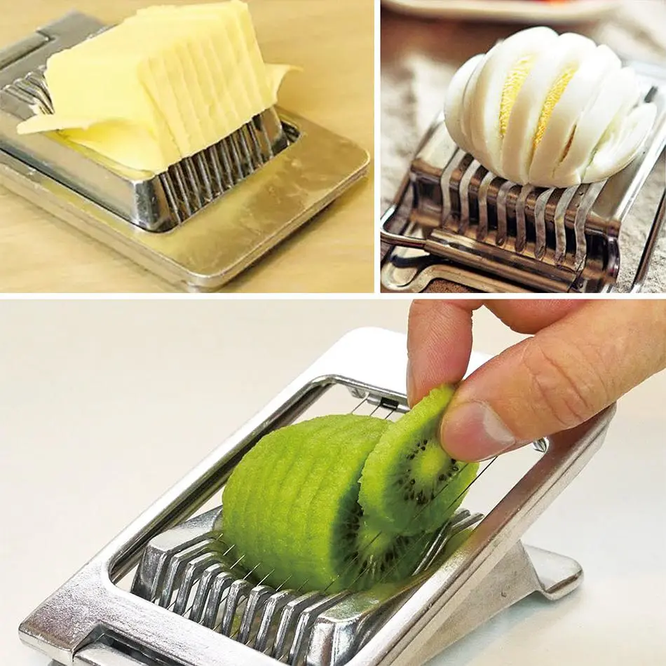 Essential Multipurpose Stainless Steel Wire Egg Slicer - Designed for Top Chefs