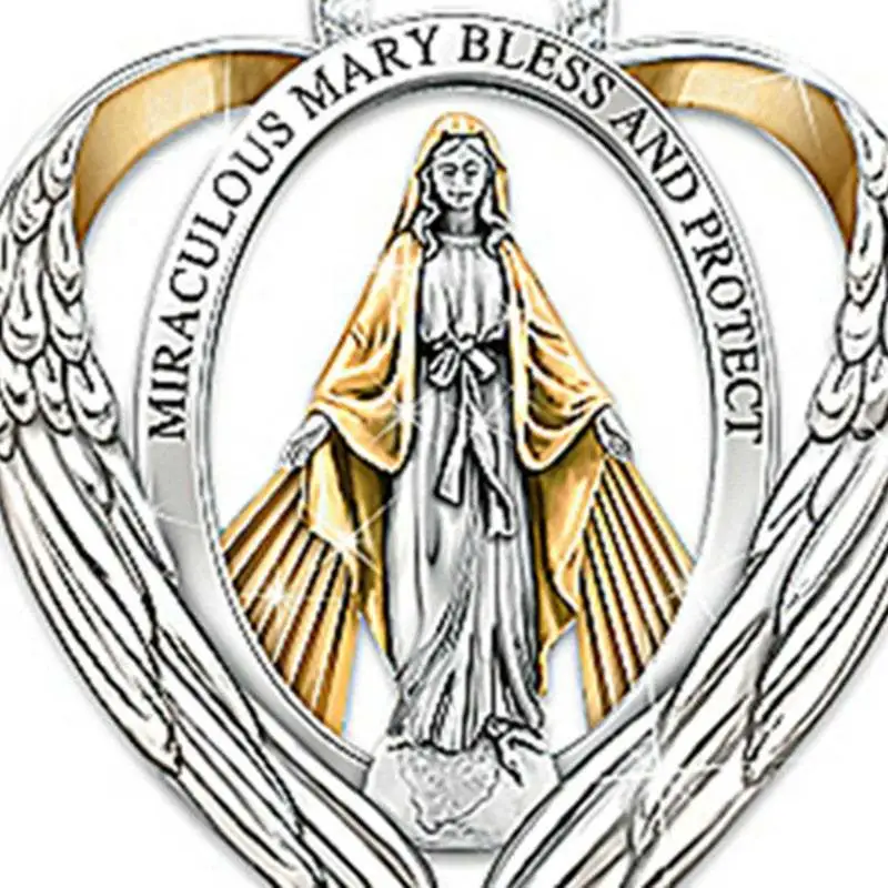 Virgin Mary necklace