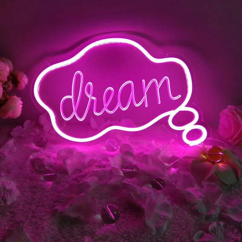 Creative Gifts Home Decoration Christmas Sun Clouds English Neon Lights