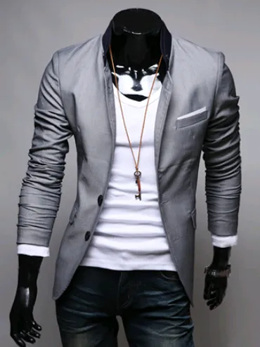 Men's thin section western body suit suit small suit jacket