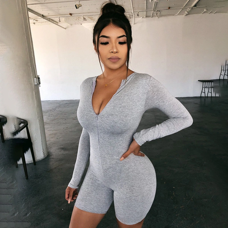 Slim fit hip jumpsuit