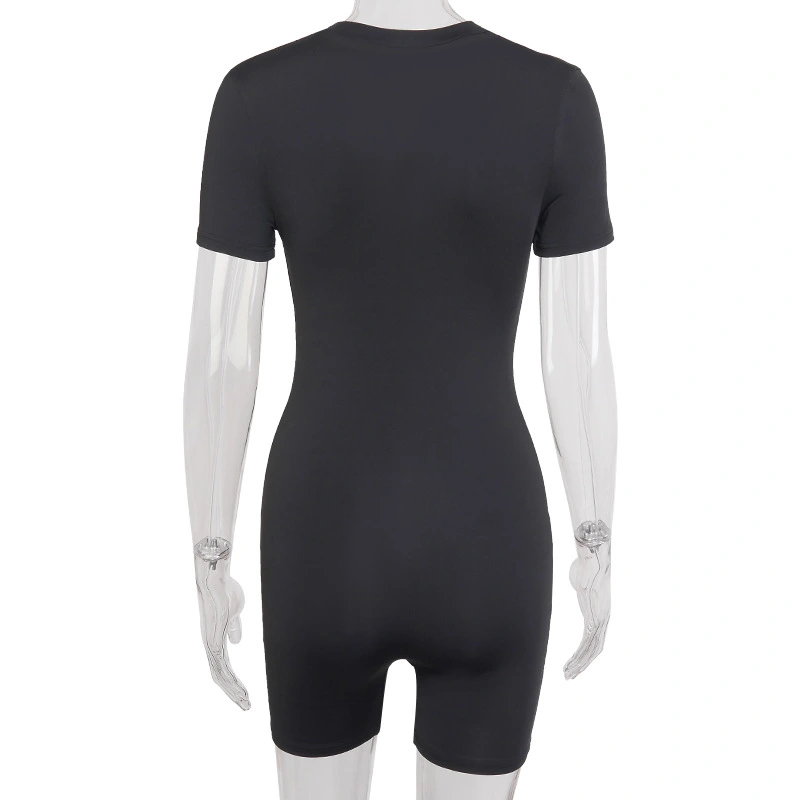 Slim fit hip jumpsuit