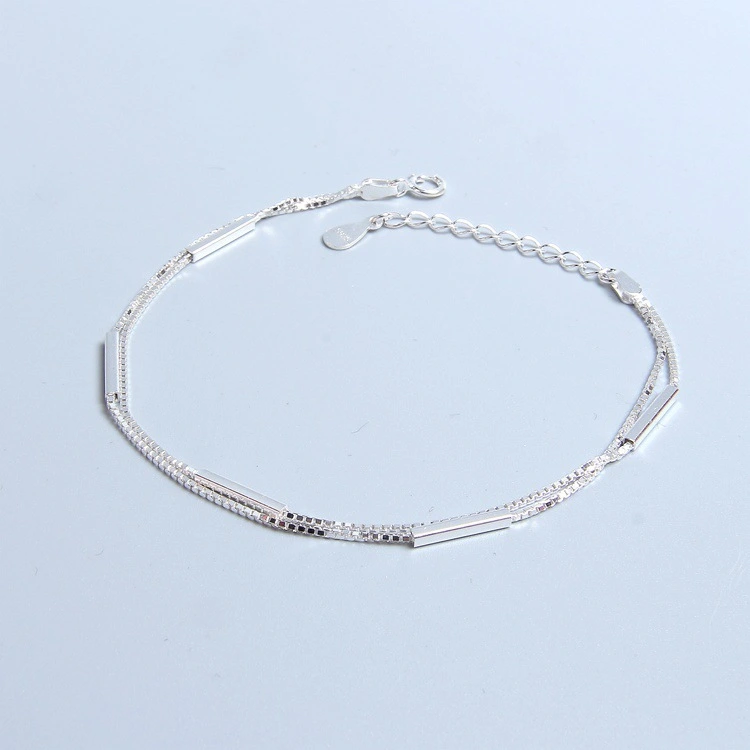 925 Sterling Silver Stick Bracelet