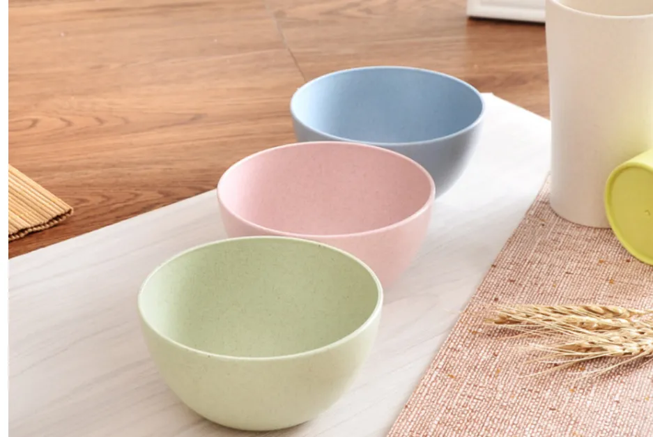 Wheat straw rice bowl