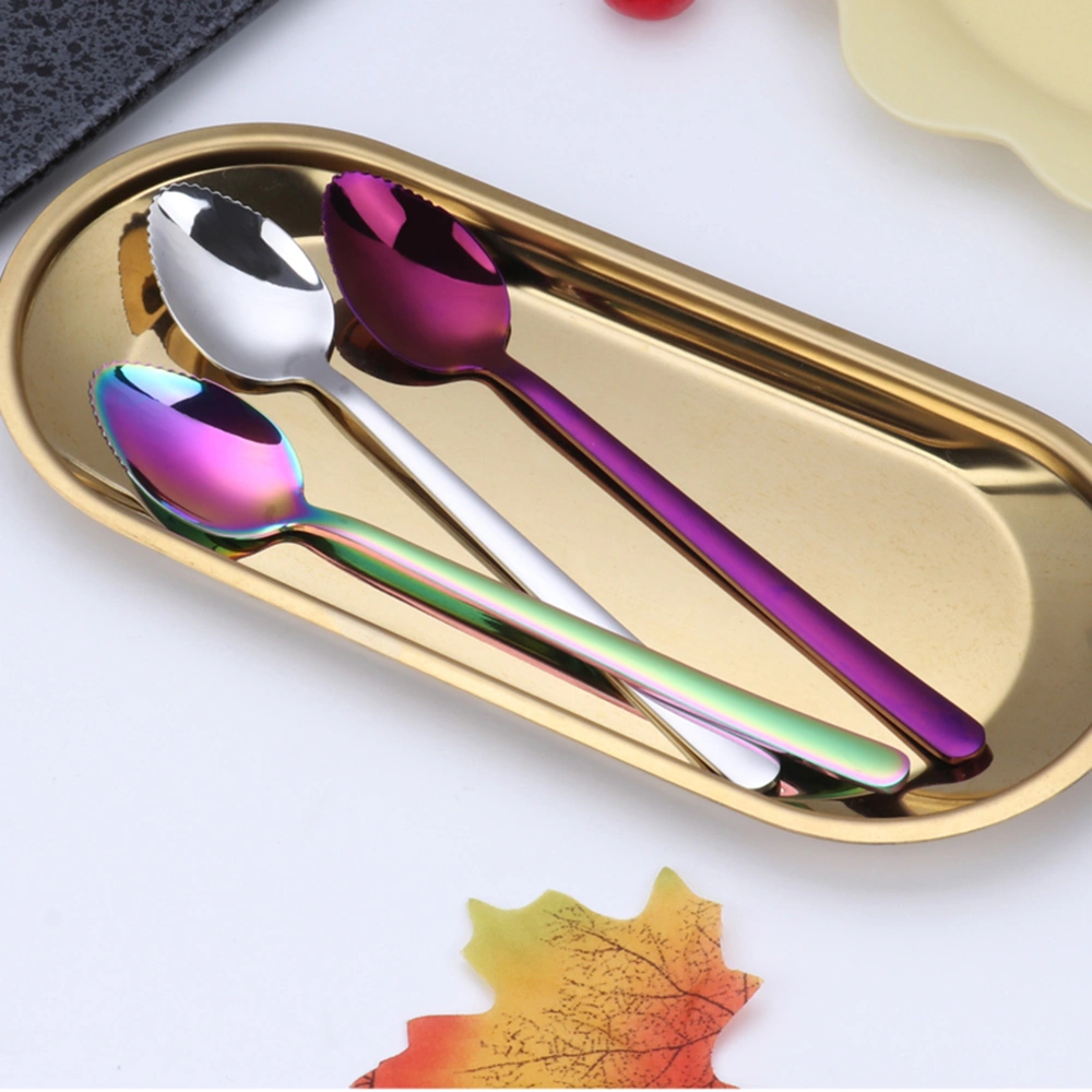 304 stainless steel titanium-plated fruit scoop
