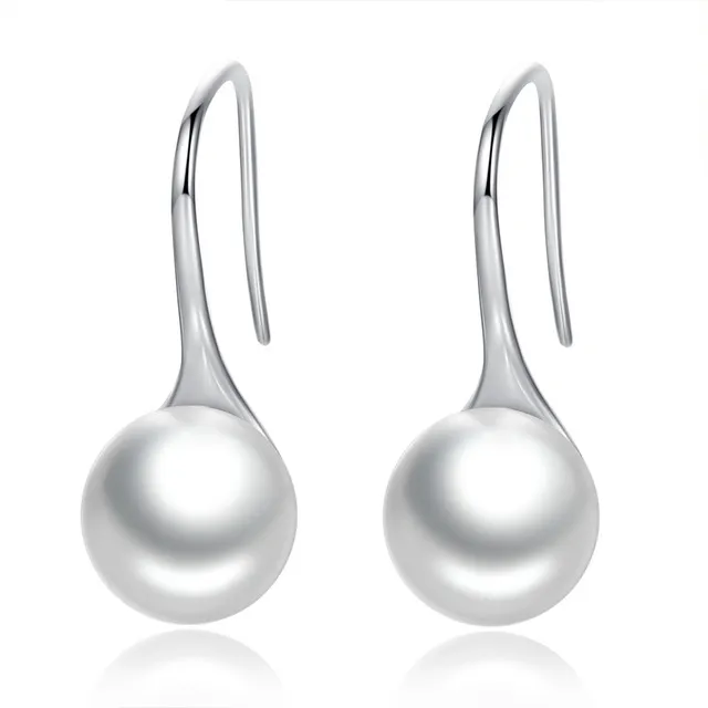 Korean Temperament All-match Female Pearl Earrings