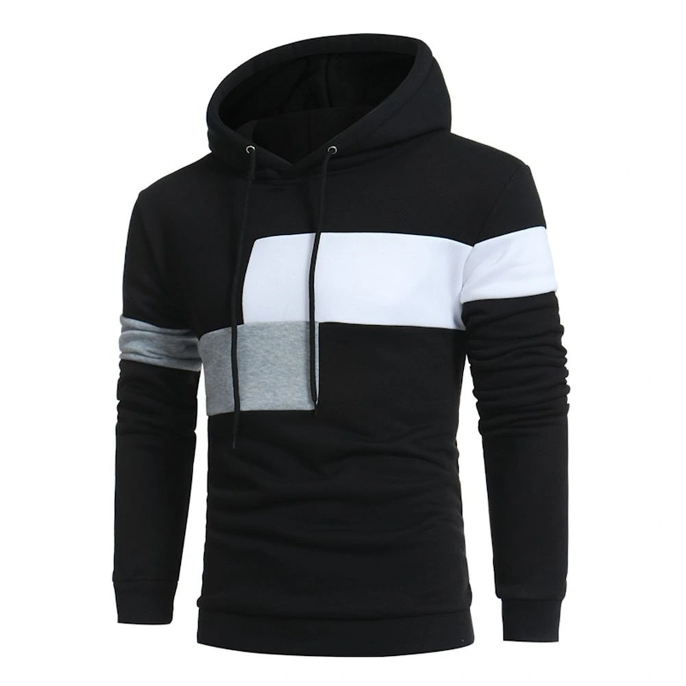 Color Matching Sweater Men's Color Contrast Hoodie