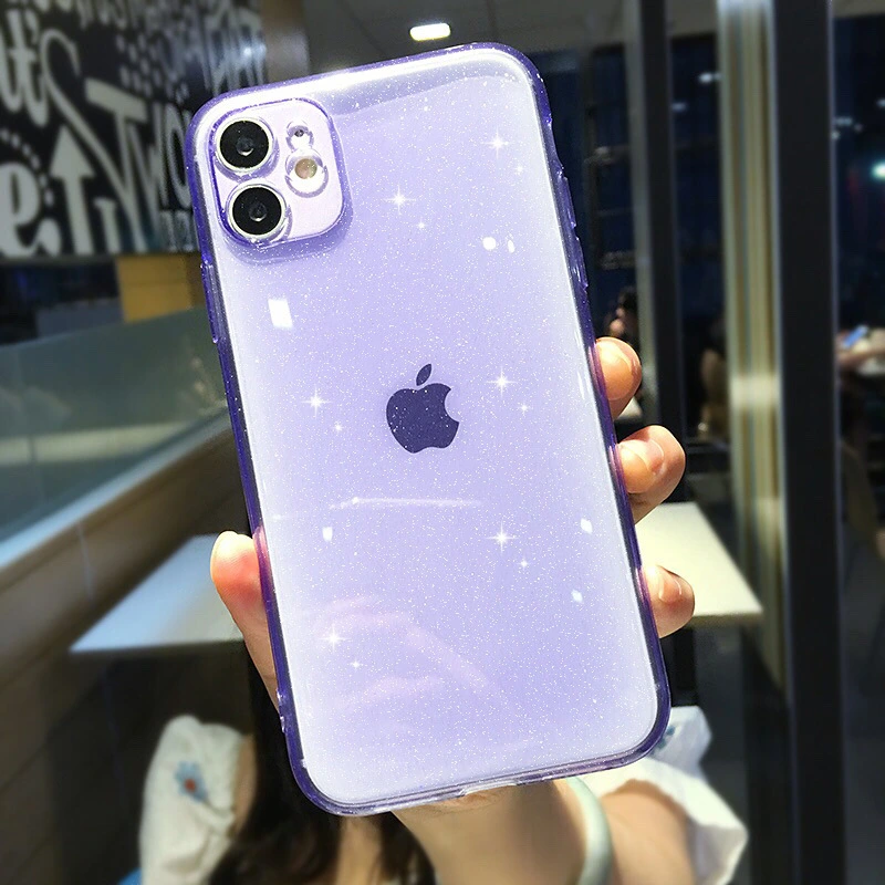 Powder eye protection TPU phone case