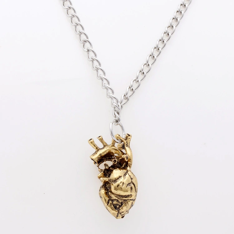 Solid heart necklace