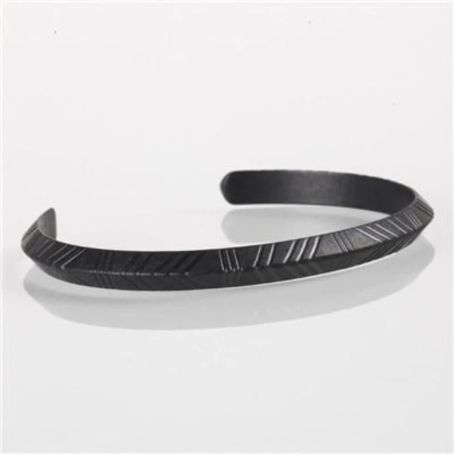 Nordic minimalist triangle pattern couple titanium steel bracelet