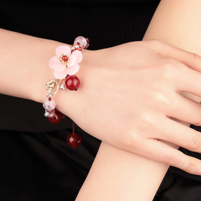 Flower Classic Tourmaline Bracelet