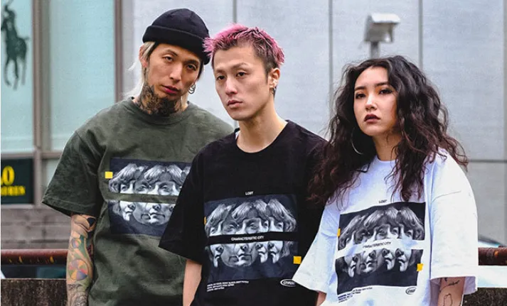 FGSS Men's Wear|2021 Spring and Summer New Japanese Tide Brand Original Character Letter Print Short Sleeve Men's Street T-Shirt