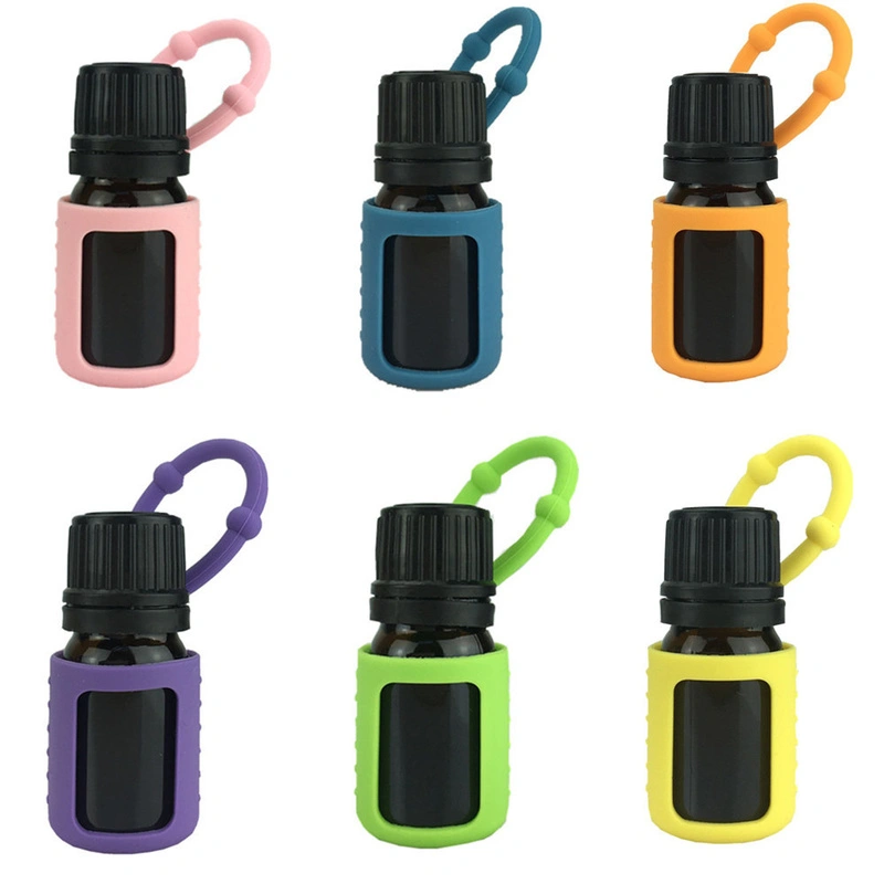 Essential oil bottle silicone sleeve