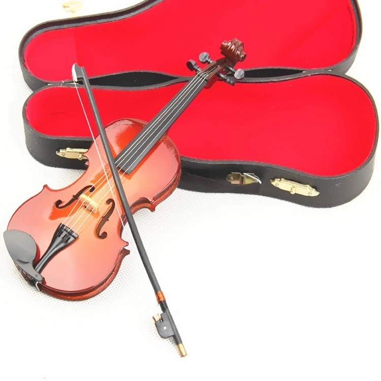 Mini musical instrument model wooden violin