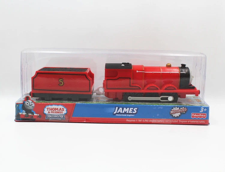 Electric track plastic train