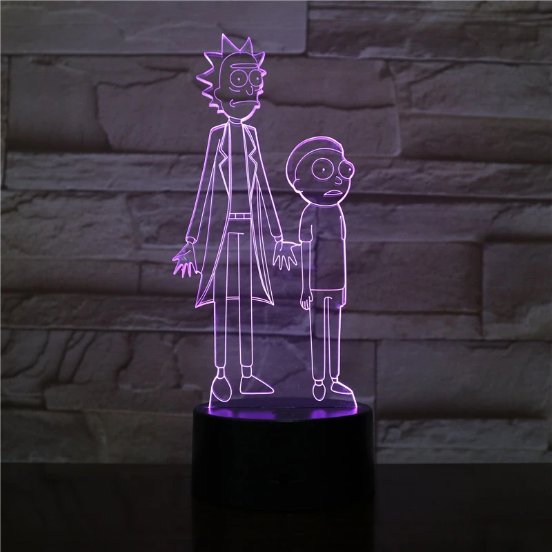 Colorful touch remote control LED visual light