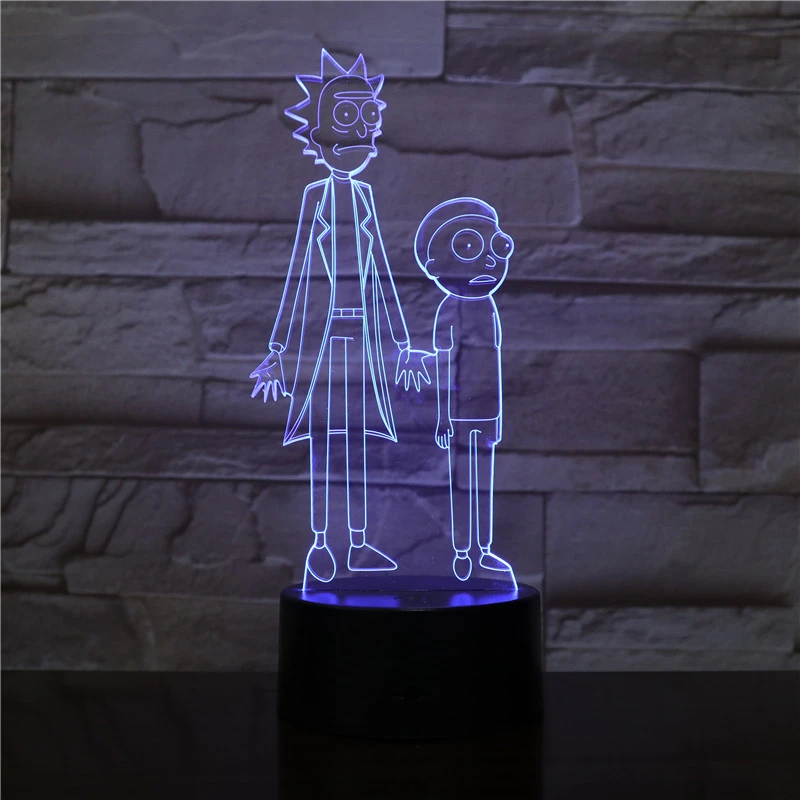 Colorful touch remote control LED visual light