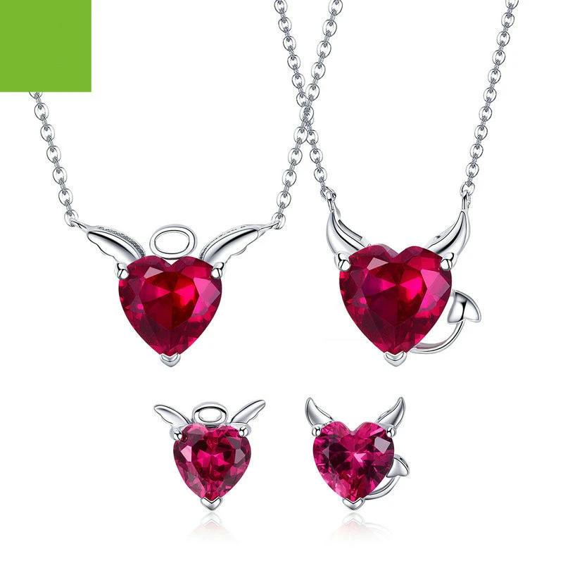 Devil and Angel series necklace jewelry set