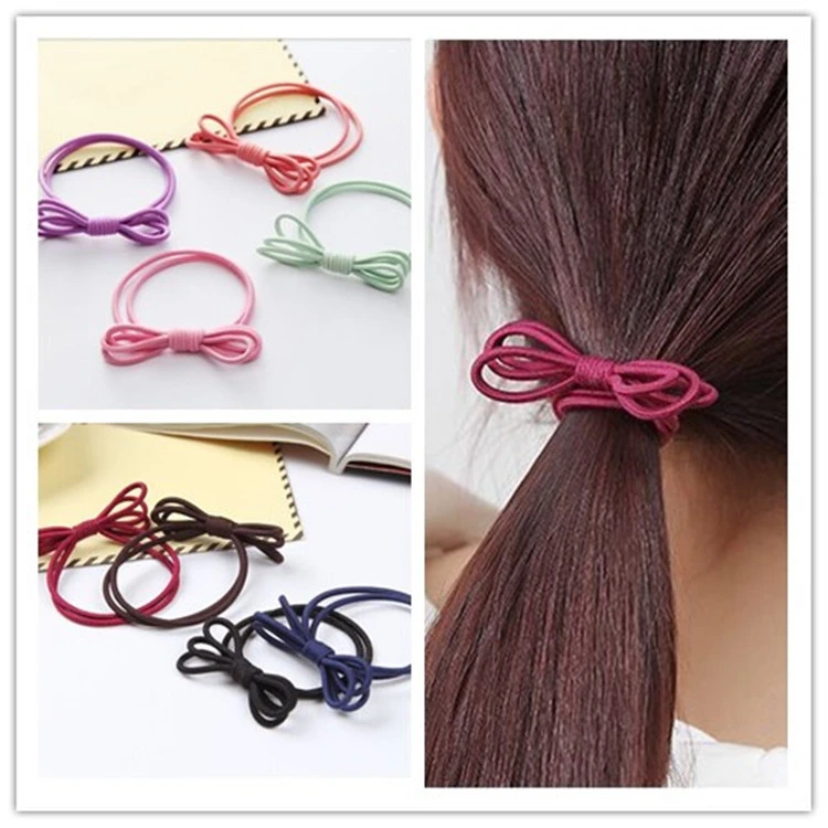 Handmade bow rubber band