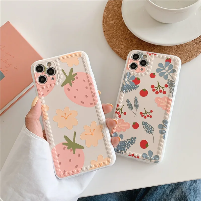 Compatible with Apple , Soft shell fruit phone case