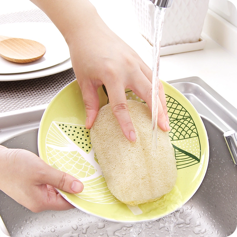 Home kitchen dishwashing loofah brush