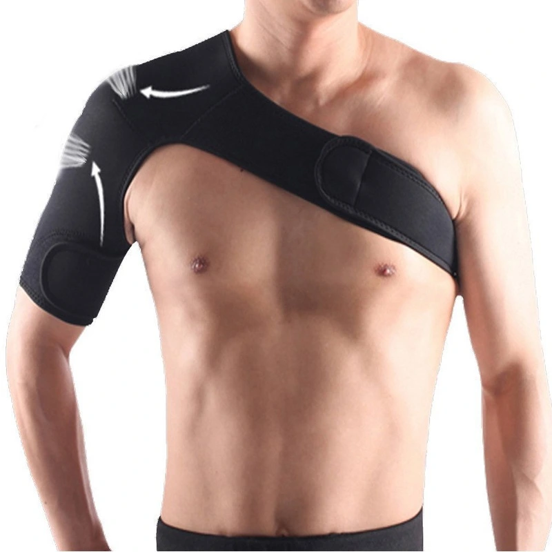 Breathable adjustable shoulder support